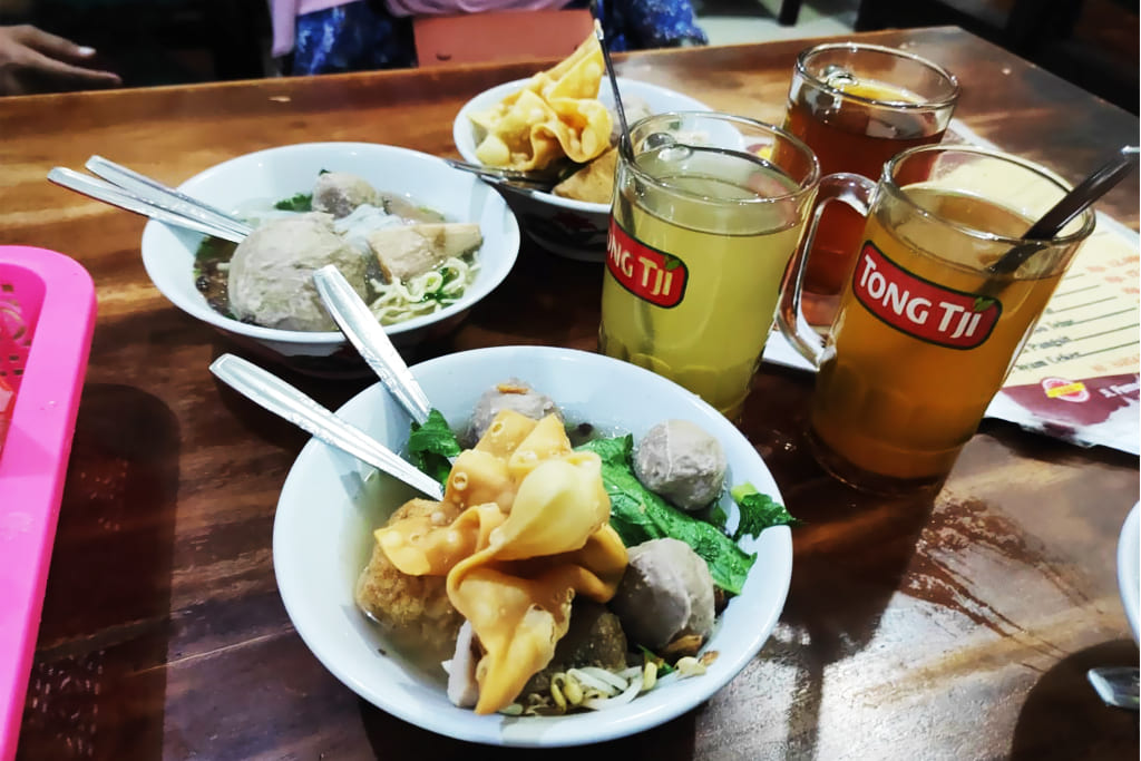 Foto ilustrasi hidangan bakso
