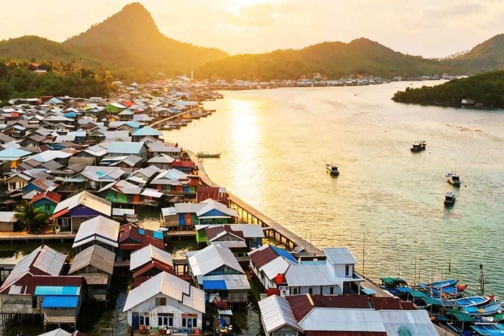 Suasana Kecamatan Tambelan, Kabupaten Bintan, Provinsi Kepulauan Riau