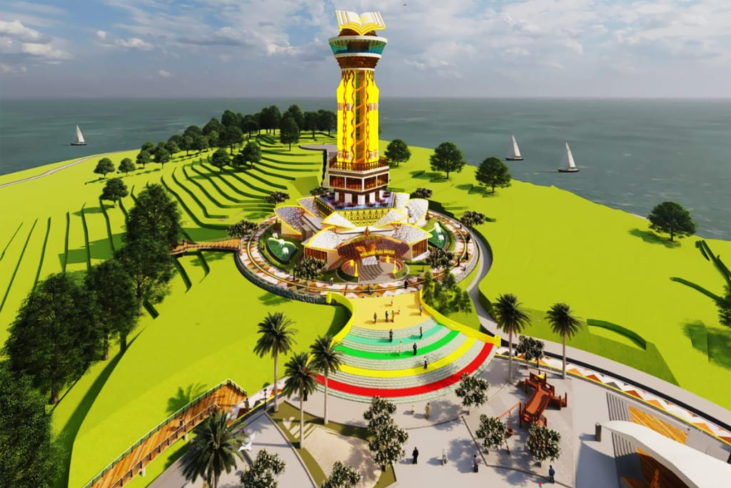 Monumen Tugu Bahasa Nasional di Pulau Penyengat, Tanjungpinang