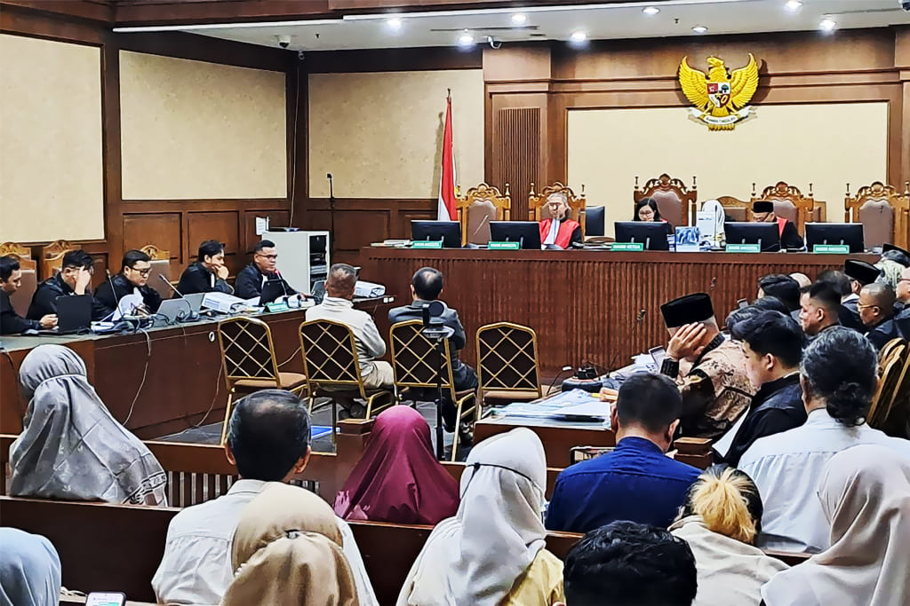 Jaksa Penuntut Umum (JPU) KPK menghadirkan dua saksi dalam persidangan kasus dugaan korupsi kuota haji tambahan 2023-2024 di Pengadilan Tipikor Jakarta Pusat, Kamis (24/9/2026) | (Foto: Fristin Intan Sulistyowati/Kompas)