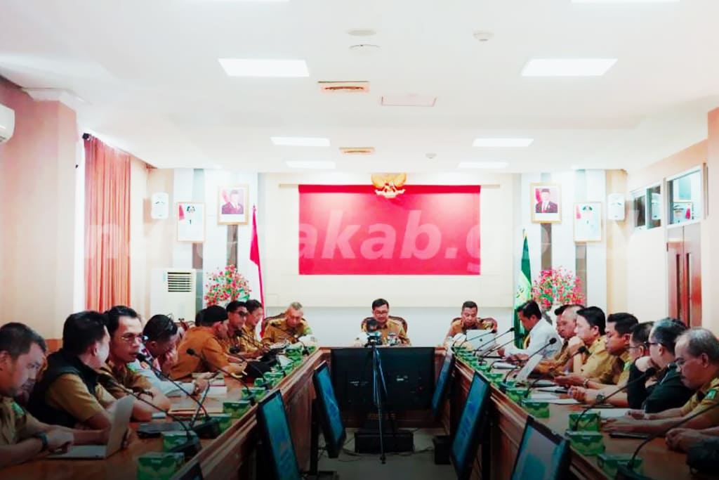 Rapat Koordinasi Pemantauan, Pengawalan dan Percepatan Pertumbuhan Ekonomi Pemkab Natuna