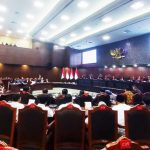 Suasana sidang di Mahkamah Konstitusi (MK) membahas perkara terkait dokumen penyetaraan pendidikan Gibran (Foto Istimewa)